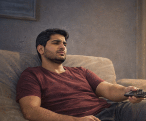 বসে থাকা অলস জীবনধারা