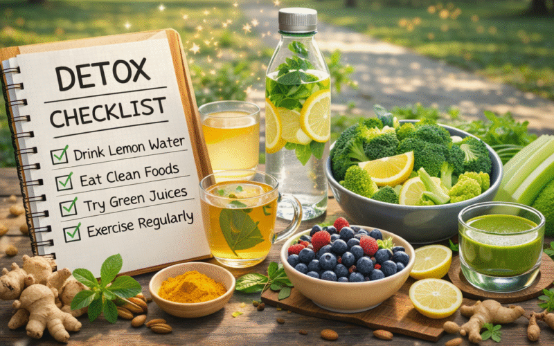 শরীর ডিটক্স করার প্রাকৃতিক খাবার ও অভ্যাস